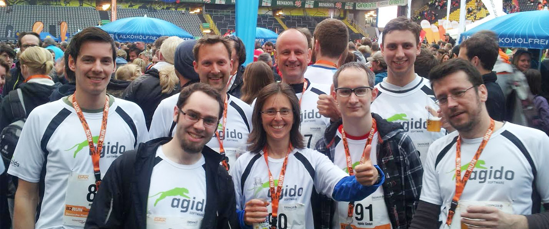 Team agido beim b2run in Dortmund